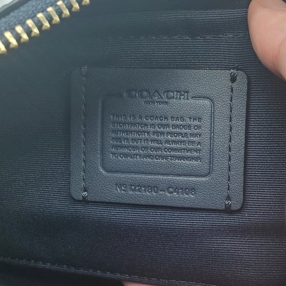 Coach Bailey Hobo with Whipstitch C4108 Midnight Waterfall Multi - Picture 7 of 8